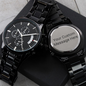 Engraved Men's Watch Groom Wedding Day Gift, Best Man Groomsman Gift, Birthday for Son, Dad for Fathers Day Anniversary for Men, Graduation