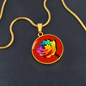 Rainbow Rose Graphic Necklace. A rainbow rose symbolises joy, diversity, and hope. Because of its vibrant mix of colours, it represents happiness, positivity, and inclusivity. Our patent-pending jewellery is made of high quality surgical steel or with an 18k gold finish option. Perfect Gift For:
Birthdays & Anniversaries
Pride Celebrations
Mother’s Day & Valentine’s Day
Someone who brightens your life!