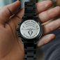 A personalized Best Man gift that can withstand constant use, this Engraved Design Black Chronograph Watch is the perfect gift for your wedding party. A fun thoughtful Best Man gift and a long-lasting keepsake.