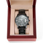 A personalized Best Man gift that can withstand constant use, this Engraved Design Black Chronograph Watch is the perfect gift for your wedding party. A fun thoughtful Best Man gift and a long-lasting keepsake.