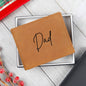 Personalised Graphic Leather Wallet "Dad"