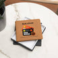 Graphic Soft Leather Wallet fun but thoughtful "Bank of Dad" gift for Dad.