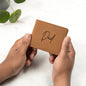 Personalised Graphic Leather Wallet "Dad"