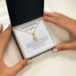 Happy 18th Birthday Daughter 14k or 18K Gold Petite Pendant Necklace