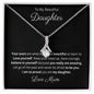 Petite Ribbon Pendant Necklace 14k white gold finish or 18k yellow gold finish over stainless steel with 7mm cubic zirconia