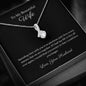 Personalised Gift For Her 14k or 18k gold finish Petite Pendant Necklace With Cubic Zirconia Crystals