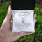 Happy 18th Birthday Daughter 14k or 18K Gold Petite Pendant Necklace