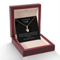 Personalised Gift For Her 14k or 18k gold finish Petite Pendant Necklace With Cubic Zirconia Crystals