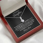 Petite Ribbon Pendant Necklace 14k white gold finish or 18k yellow gold finish over stainless steel with 7mm cubic zirconia