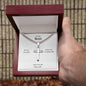Personalised Son Stainless Steel Cross Necklace On Cuban Chain