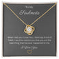 To My Soulmate Love Knot Pendant Necklace