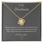 To My Soulmate pendant necklace 14k white gold over stainless steel or 18k yellow gold over stainless steel
