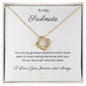To My Soulmate pendant necklace 14k white gold over stainless steel or 18k yellow gold over stainless steel