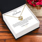 To My Soulmate pendant necklace 14k white gold over stainless steel or 18k yellow gold over stainless steel