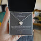 To My Soulmate pendant necklace 14k white gold over stainless steel or 18k yellow gold over stainless steel