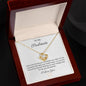To My Soulmate pendant necklace 14k white gold over stainless steel or 18k yellow gold over stainless steel