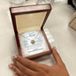 My Beautiful Mom Love Knot 14k or 18k finish Necklace. Features a beautiful pendant embellished with premium cubic zirconia crystals and heartfelt message card.