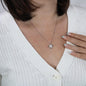 14k white Gold Love Knot