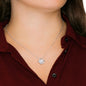 14k white Gold Love Knot