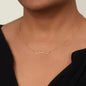 Signature Style Name Necklace, in polished stainless steel or 18K yellow gold finish.