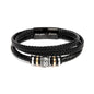 To My Husband "Love You Forever" Vegan Leather Bracelet with Message Card