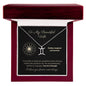 Zodiac Necklace To My Wife Astrological Sign Design with message card, stainless steel or 18k gold finish