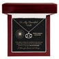 Zodiac Necklace To My Wife Astrological Sign Design with message card, stainless steel or 18k gold finish