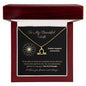 Zodiac Necklace To My Wife Astrological Sign Design with message card, stainless steel or 18k gold finish