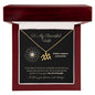 Zodiac Necklace To My Wife Astrological Sign Design with message card, stainless steel or 18k gold finish
