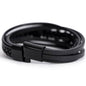 Personalised Men's Cross Leather Bracelet with message card