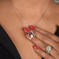 To My Twin Flame Forever Love Heart Necklace with a beautiful heartfelt message. 14k or 18k Gold finish.