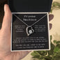 Promise Heart Shape Pendant Necklace 14k white gold finish or 18k yellow gold finish 6.5mm round cut cubic zirconia stone with a heartfelt promise message
