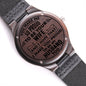 Proud To Be Your Wife Engraved Wooden Watch