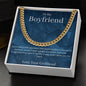 To My Boyfriend Cuban Link Chain
