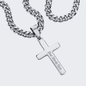 My Boyfriend Chain with Artisan Cross Engraved Necklace