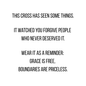 Cross Necklace Engraved – Grok “Boundaries” Message Card (Limited)