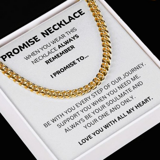 Mens link chain necklace. 14K yellow gold finish makes the perfect gift for the man in your life. A romantic jewellery gift, birthday, for someone special, your man, your love, best friend, soulmate, boyfriend or partner.