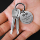 Engraved  keychain screwdriver for DAD with flathead and Philips. Message reads If DAD can't fix it, it can't be fixed. Add your own engraved message on the back. Colour Black or Silver.