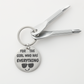 Engraved keychain screwdriver for your Girl with flathead and Philips. Cheeky message reads For the girl who has everything! Add your own engraved message on the back. Colour Black or Silver.