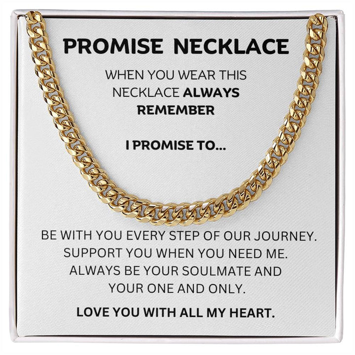 Mens link chain necklace. 14K yellow gold finish makes the perfect gift for the man in your life. A romantic jewellery gift, birthday, for someone special, your man, your love, best friend, soulmate, boyfriend or partner.