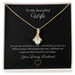 14k white gold finish or 18k yellow gold finish  Ribbon pendant necklace