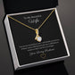14k white gold finish or 18k yellow gold finish  Ribbon pendant necklace