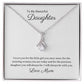 Beautiful Daughter Petite Ribbon Pendant and Necklace