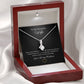 14k white gold finish or 18k yellow gold finish  Ribbon pendant necklace