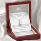 Personalised Gift For Her 14k or 18k gold finish Petite Pendant Necklace With Cubic Zirconia Crystals