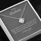 To My Soulmate Love Knot Pendant Necklace