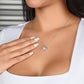 To My Soulmate pendant necklace 14k white gold over stainless steel or 18k yellow gold over stainless steel