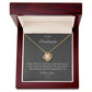 To My Soulmate Love Knot Pendant Necklace