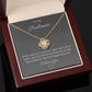 To My Soulmate Love Knot Pendant Necklace