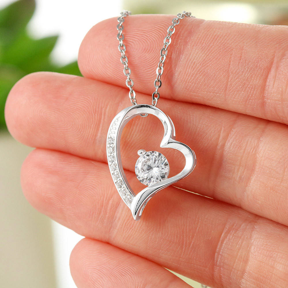 14k white deals gold heart pendant